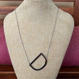 BRAND NEW**Stainless steel letter D silver necklace